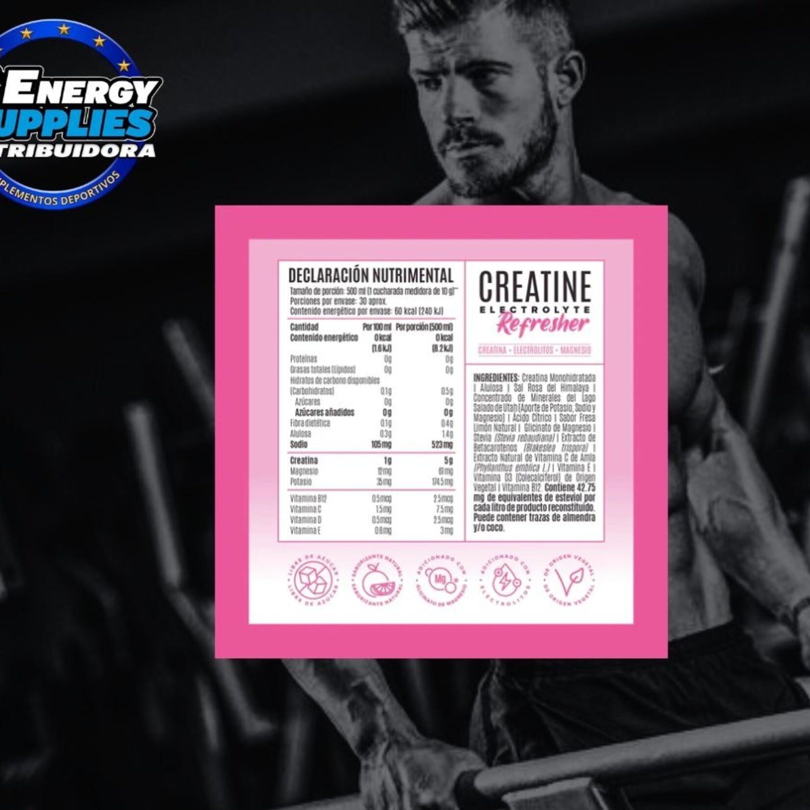 BIRDMAN CREATINA  ELECTROLYTE REFRESHER BIRDMAN 30SV