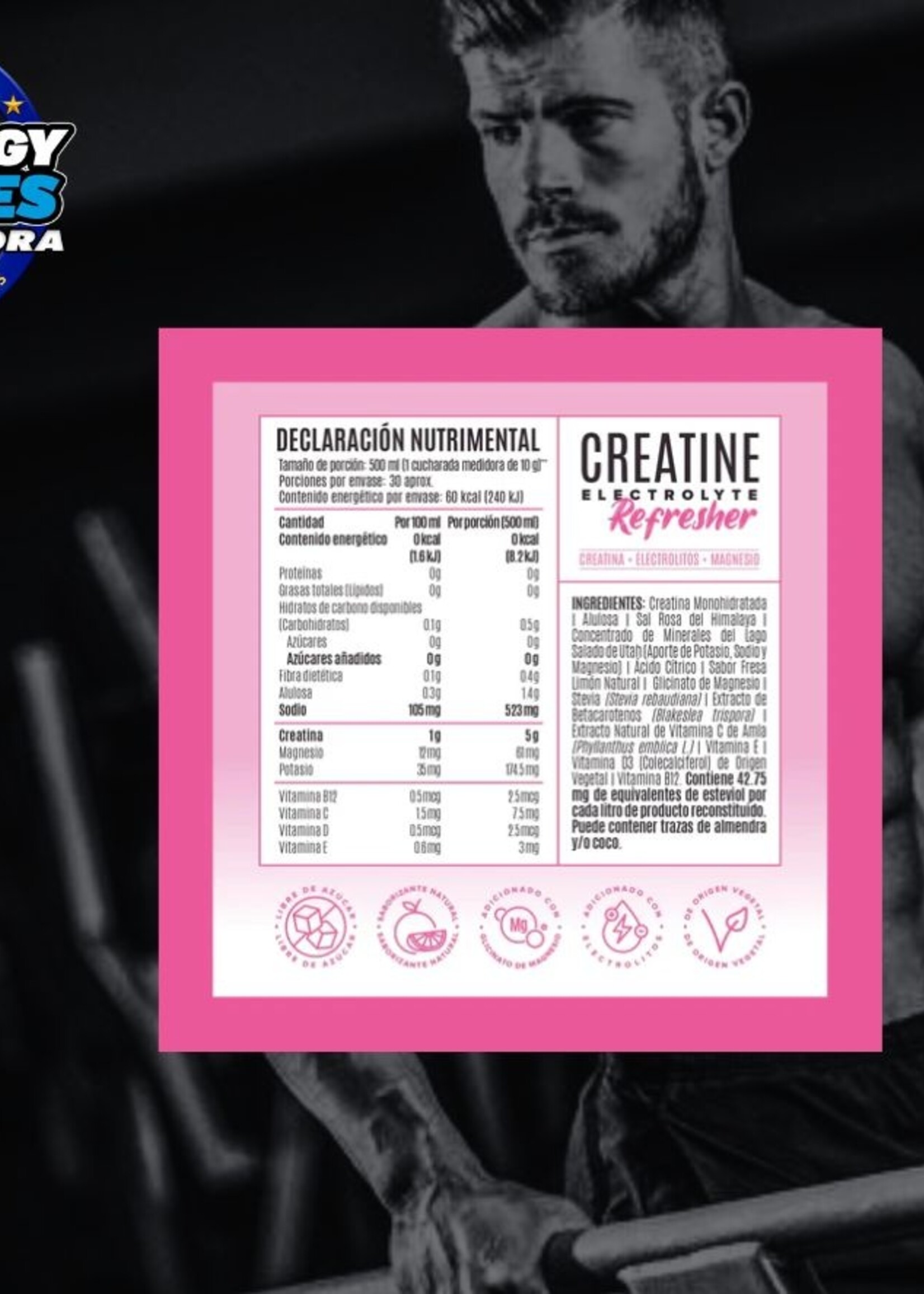 BIRDMAN CREATINA  ELECTROLYTE REFRESHER BIRDMAN 30SV