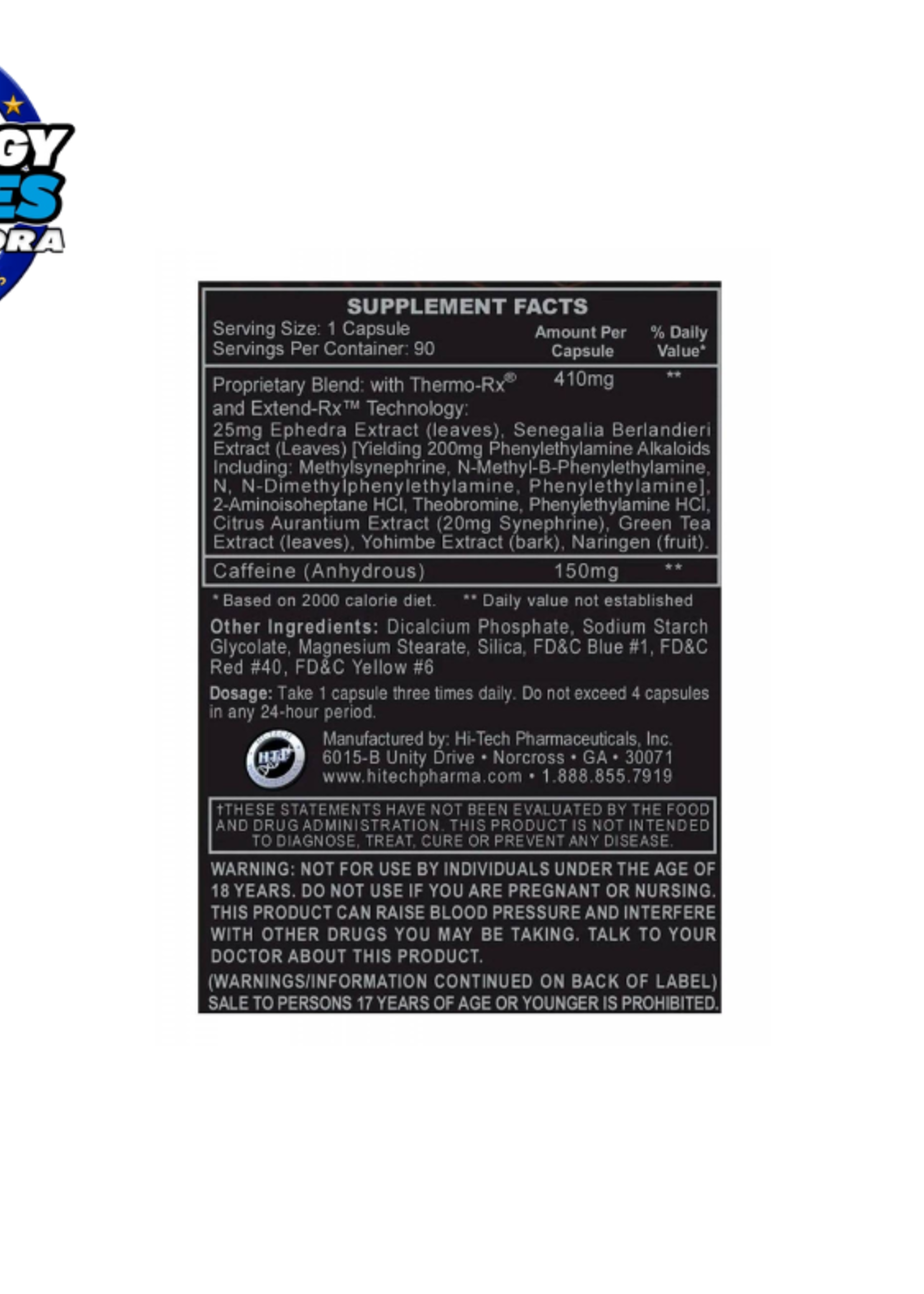 HI TECH BLACK WIDOW HI TECH 90CT