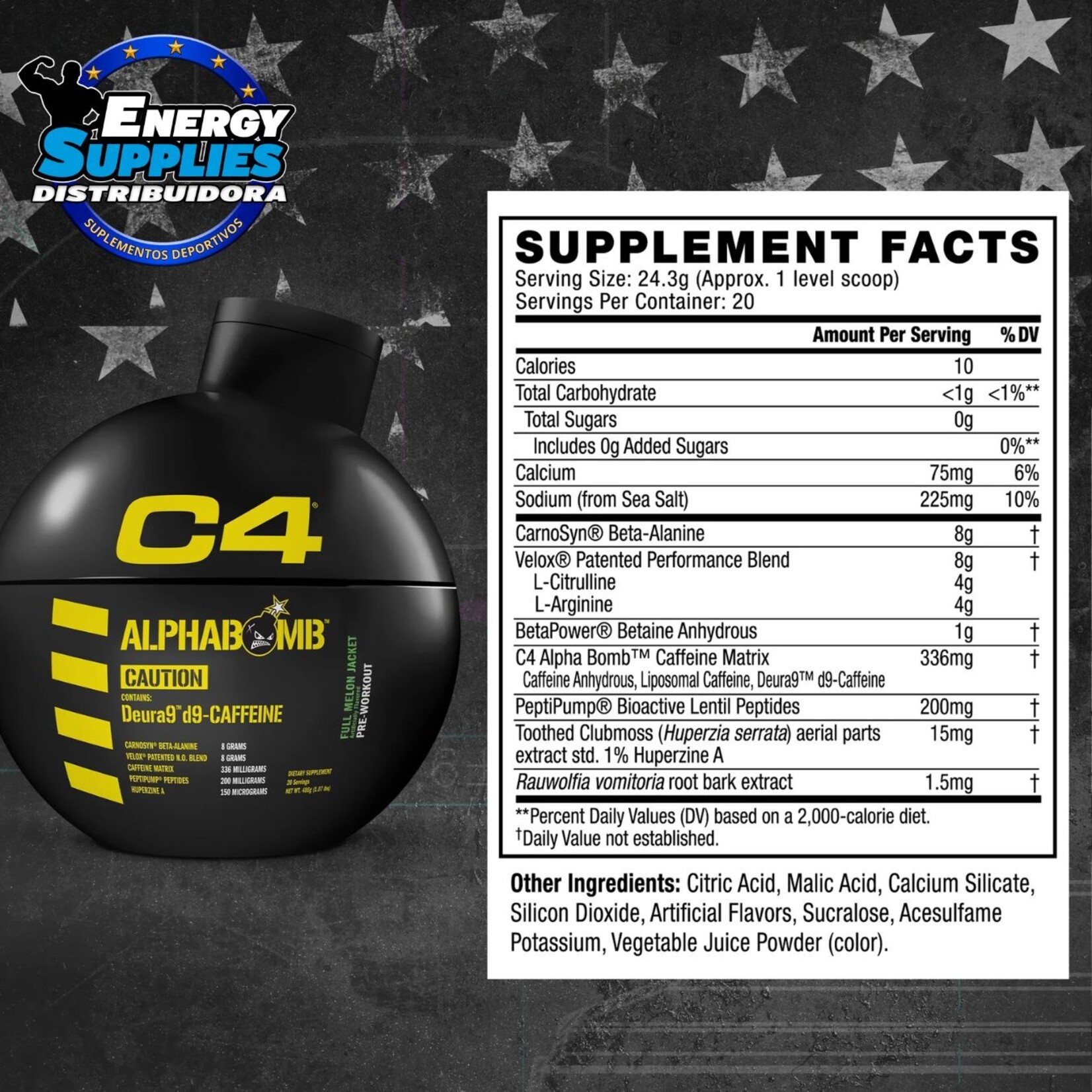 CELLUCOR C4 ALPHABOMB CELLUCOR 20SV