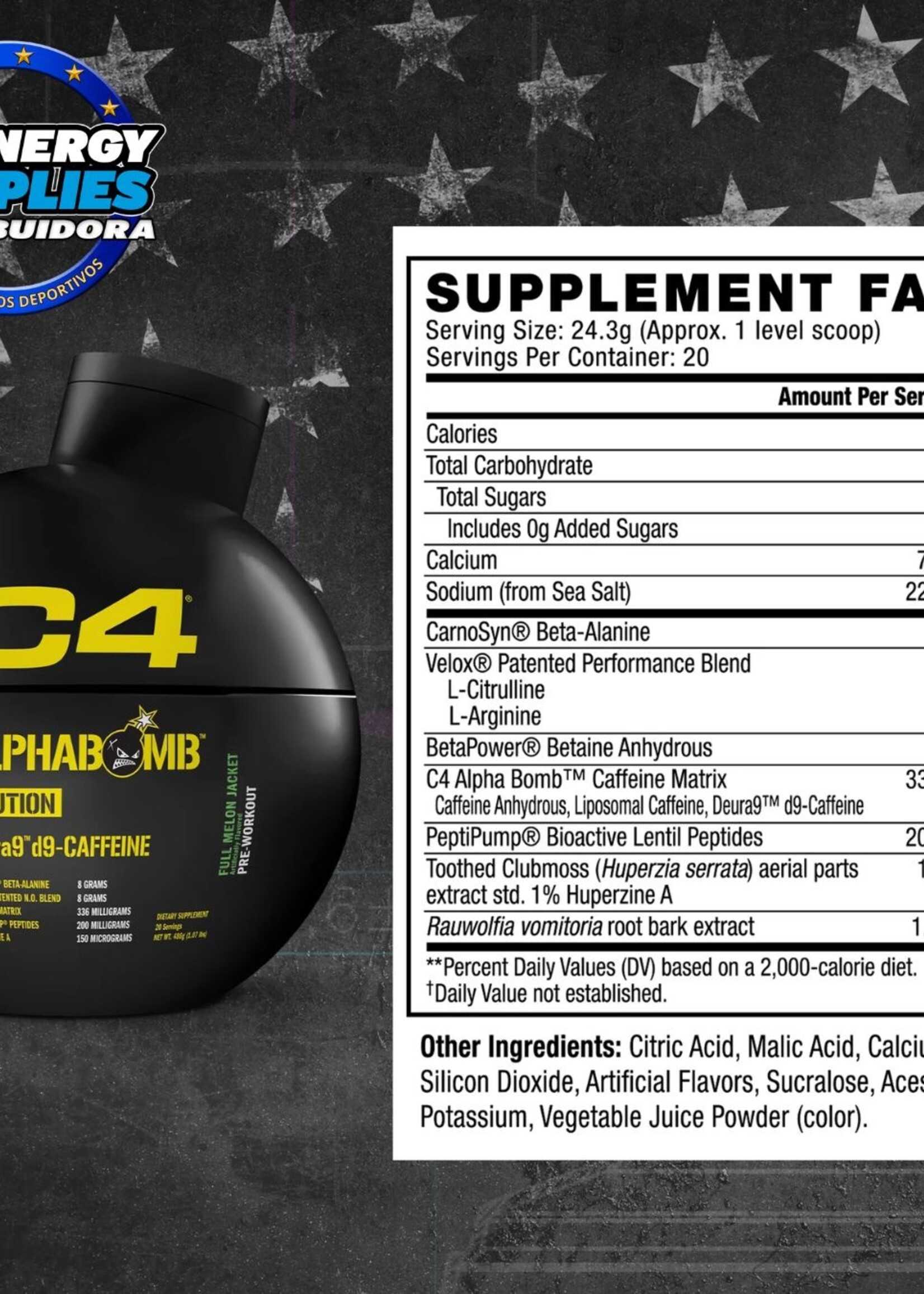 CELLUCOR C4 ALPHABOMB CELLUCOR 20SV