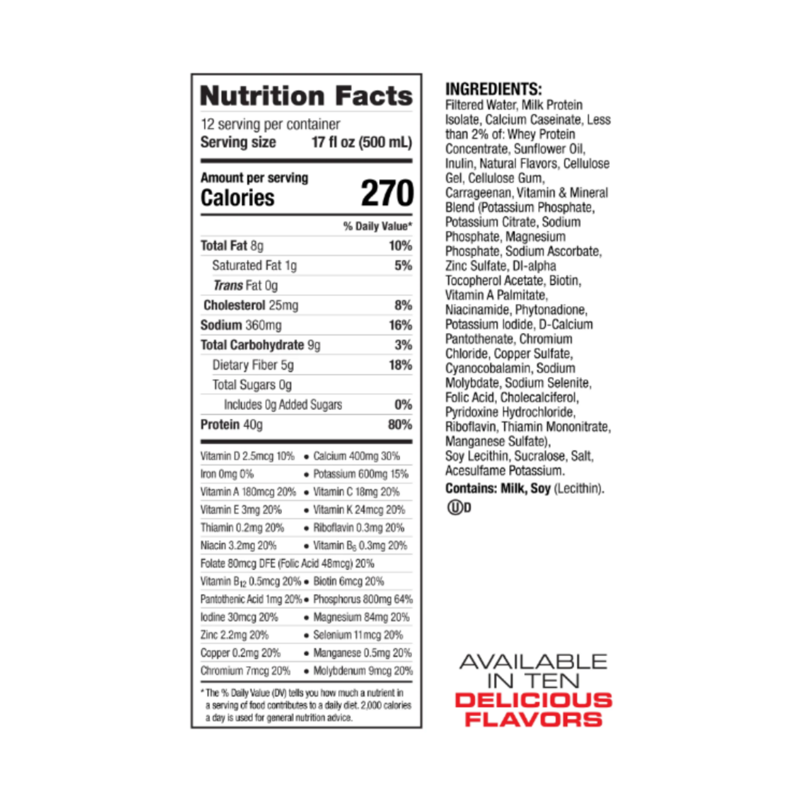 LABRADA LEAN BODY BEBIDA 12BOTTLE 17OZ LABRADA