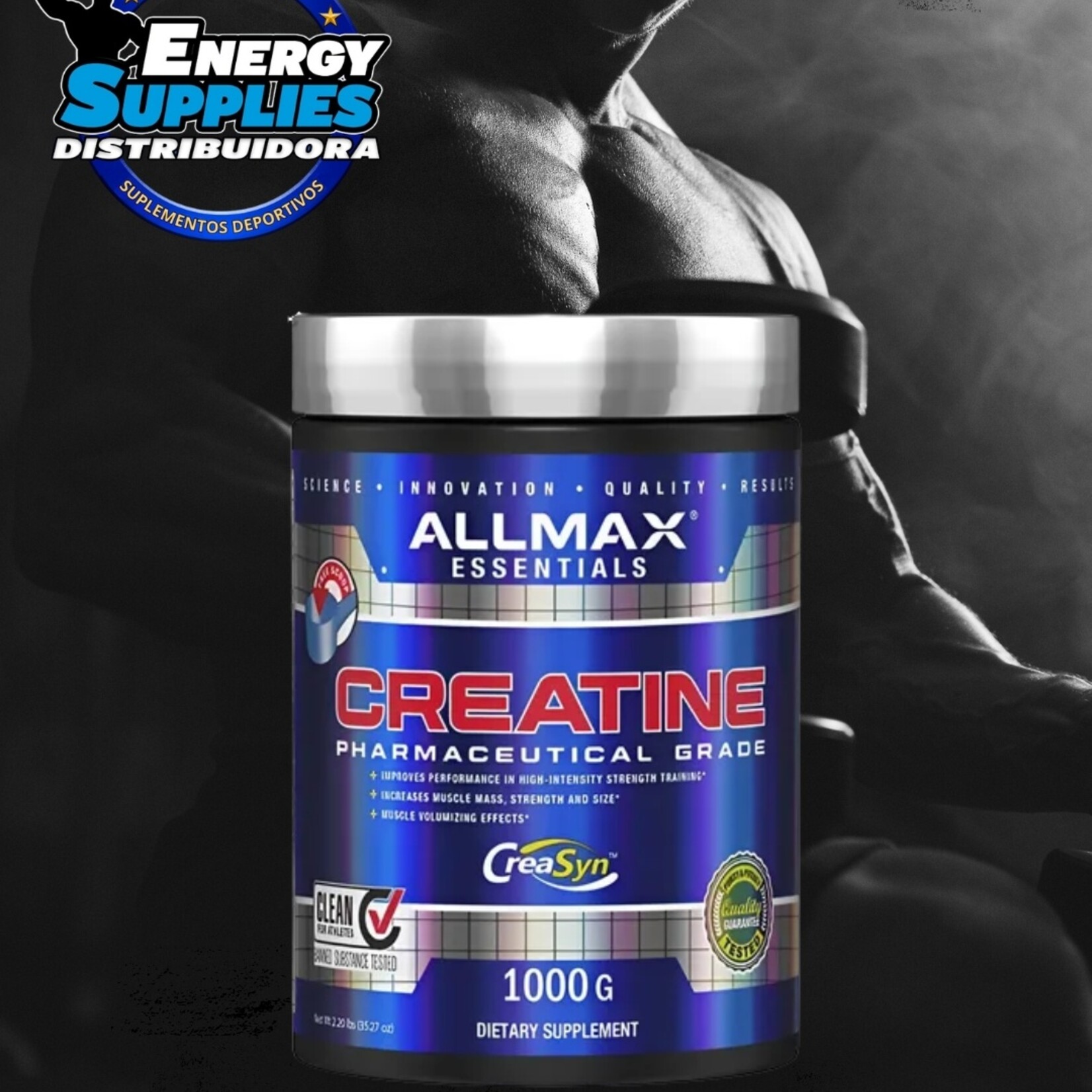 ALLMAX CREATINA ALLMAX 1KG (GRUMOSA/DURA)