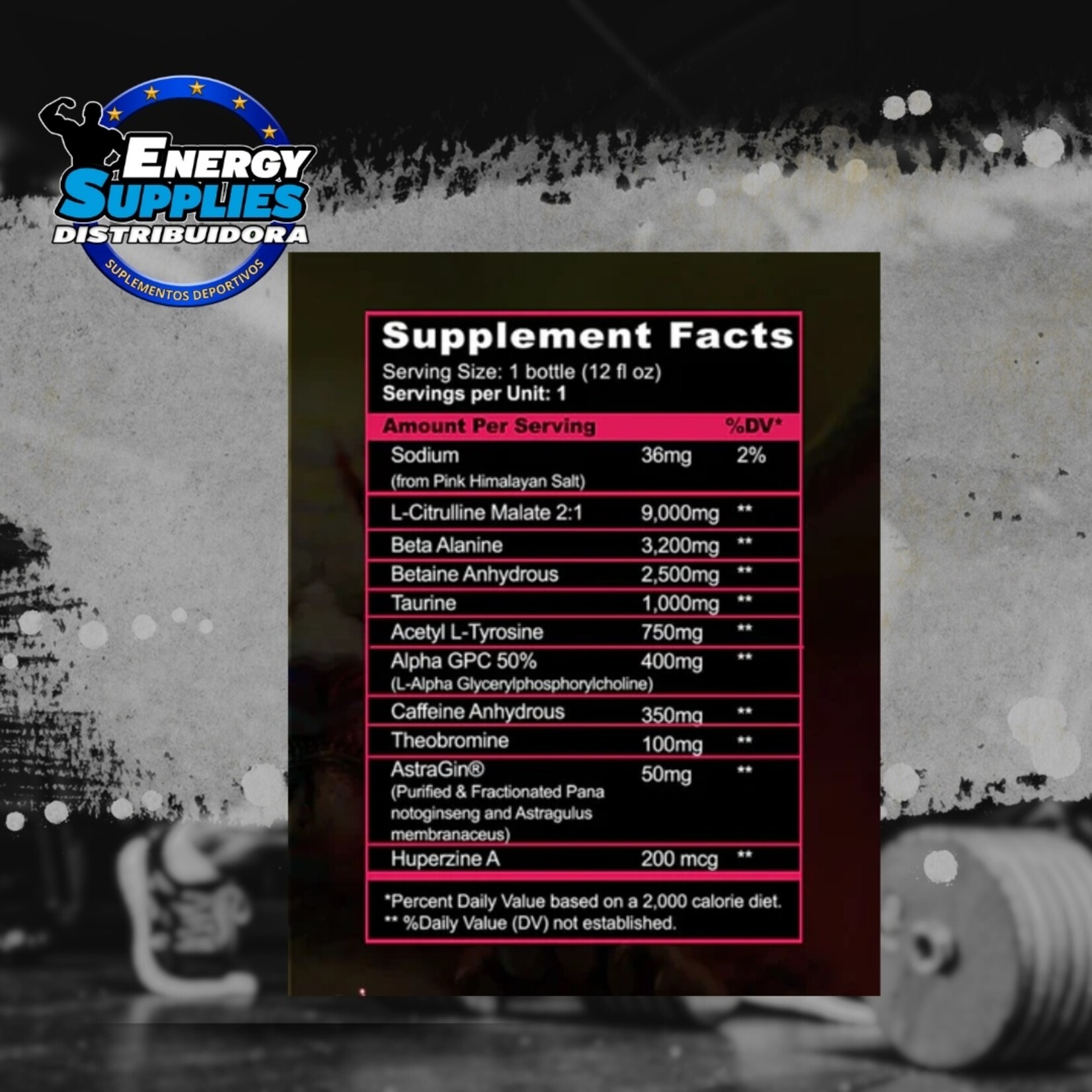 PANDA SUPPLEMENTS PANDAMIC RTD 12PK