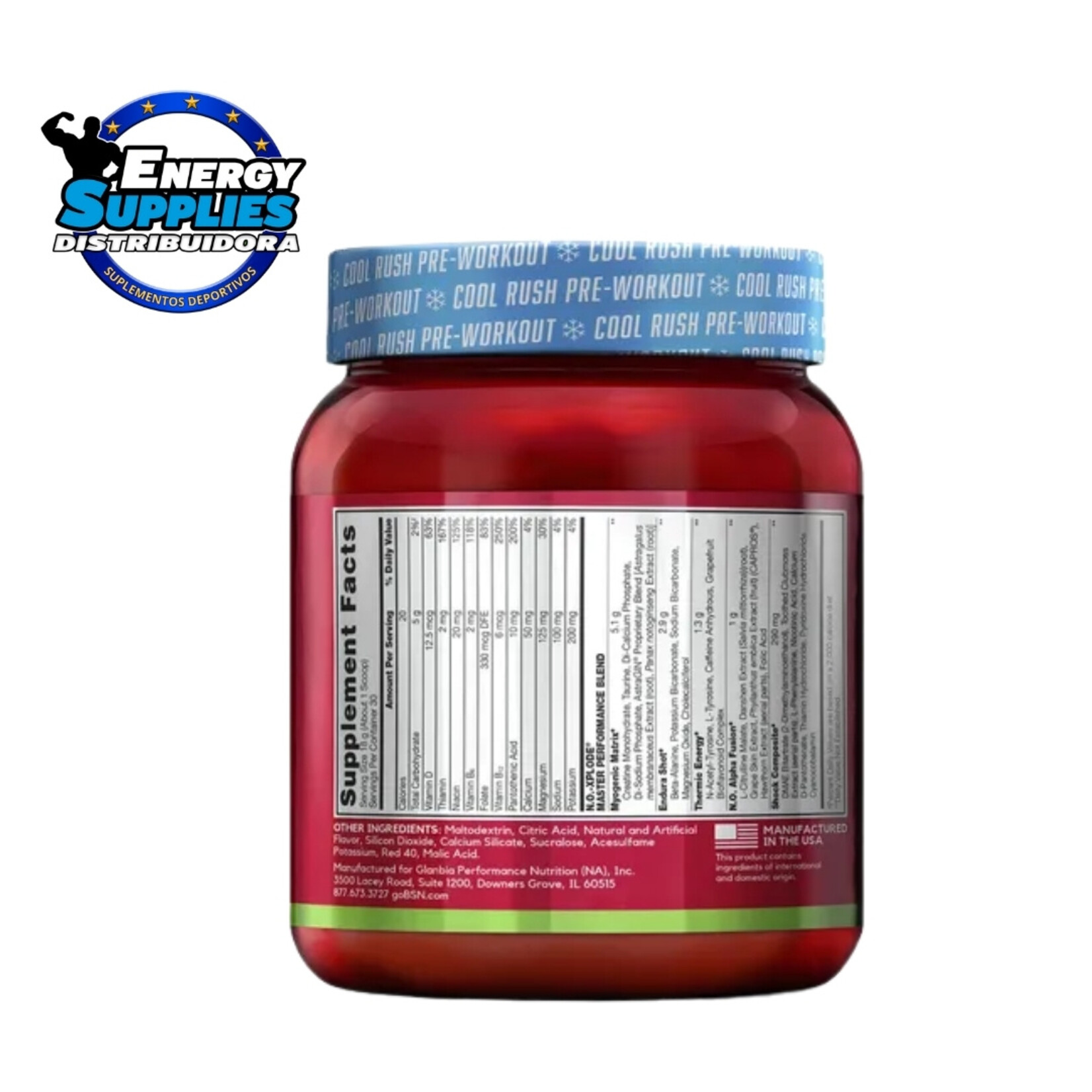 BSN NO XPLODE 3.0 COOL RUSH BSN 30SV