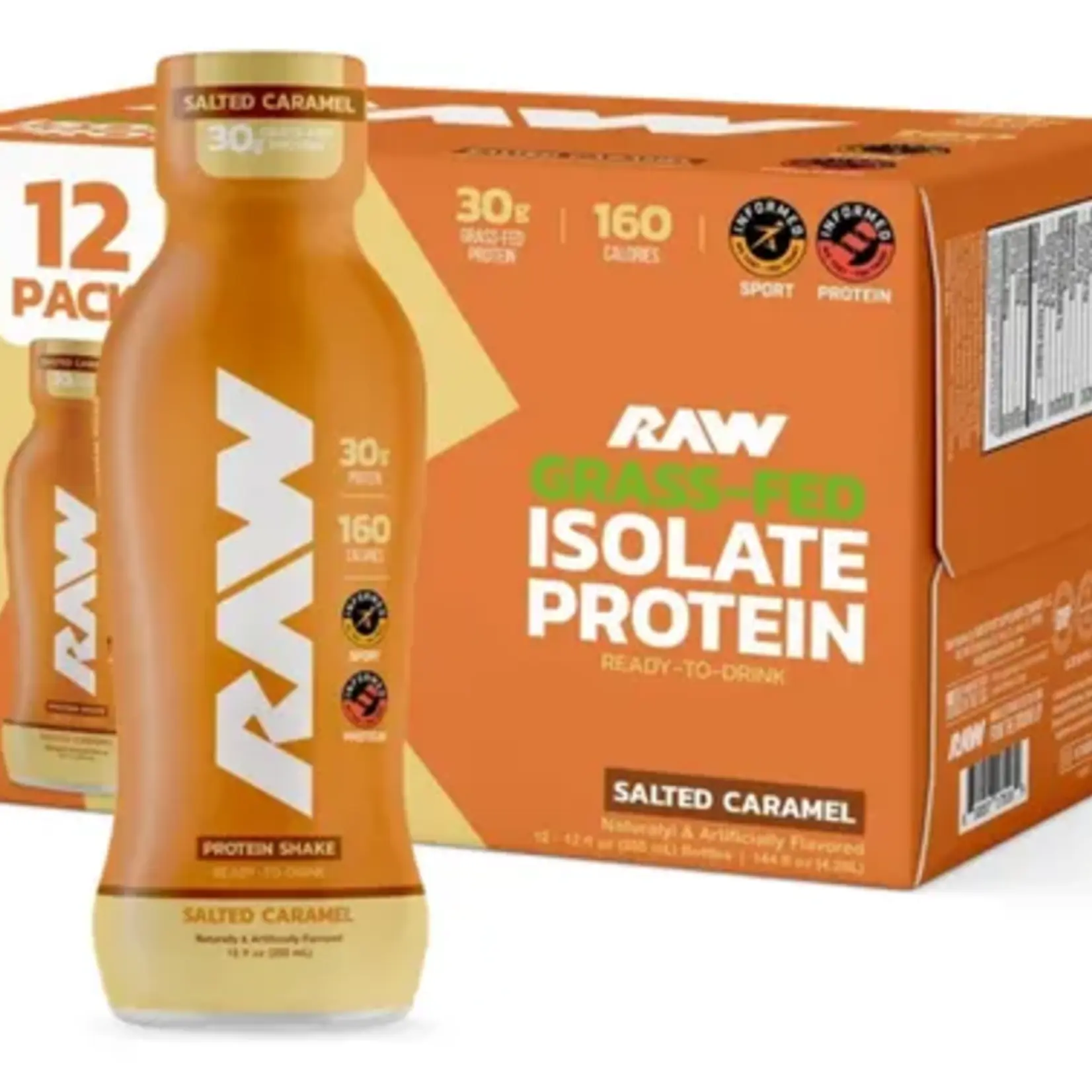 RAW ISOLATE PROTEIN DRINK 12PACK RAW