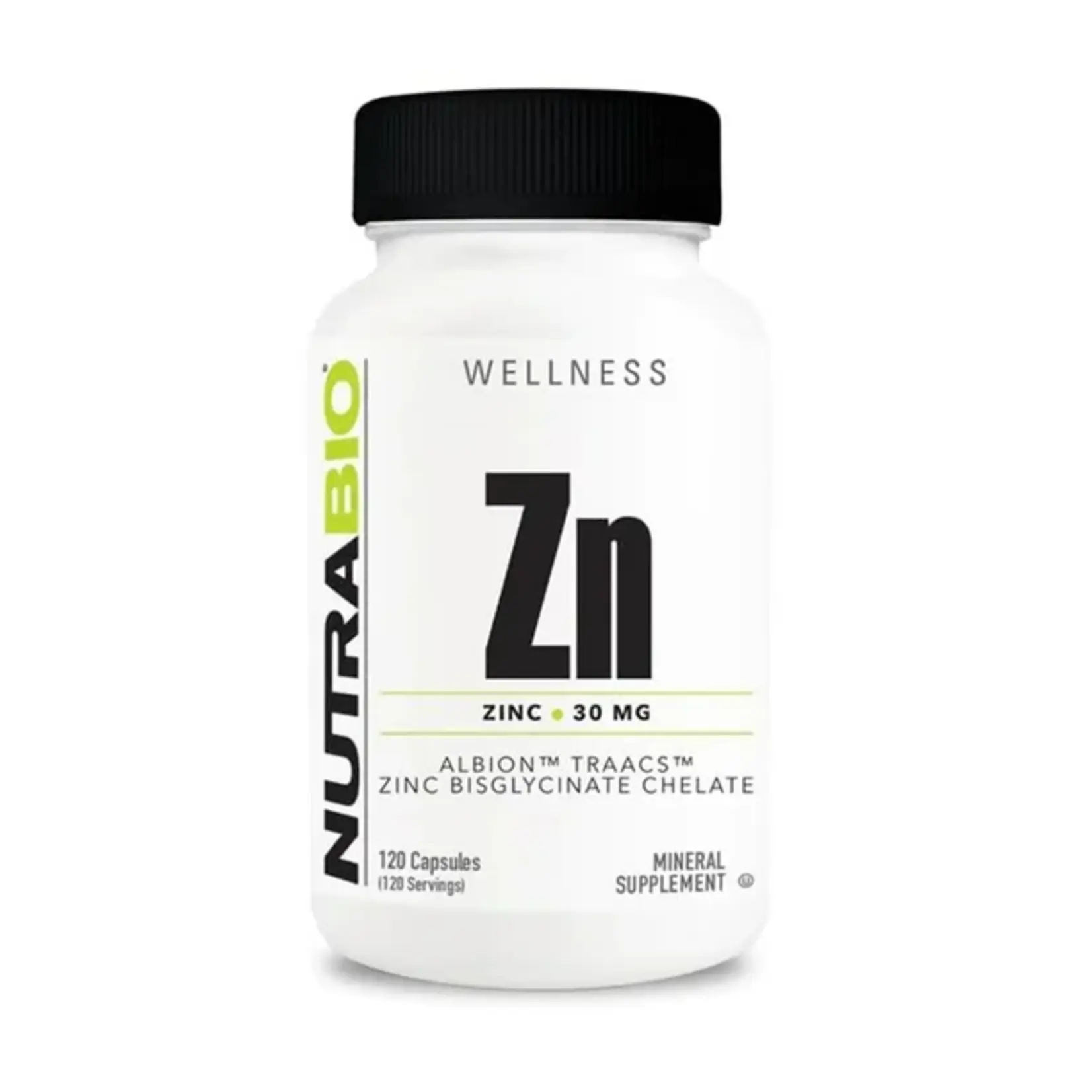 NUTRABIO ZINC NUTRABIO 30MG 120CAPS