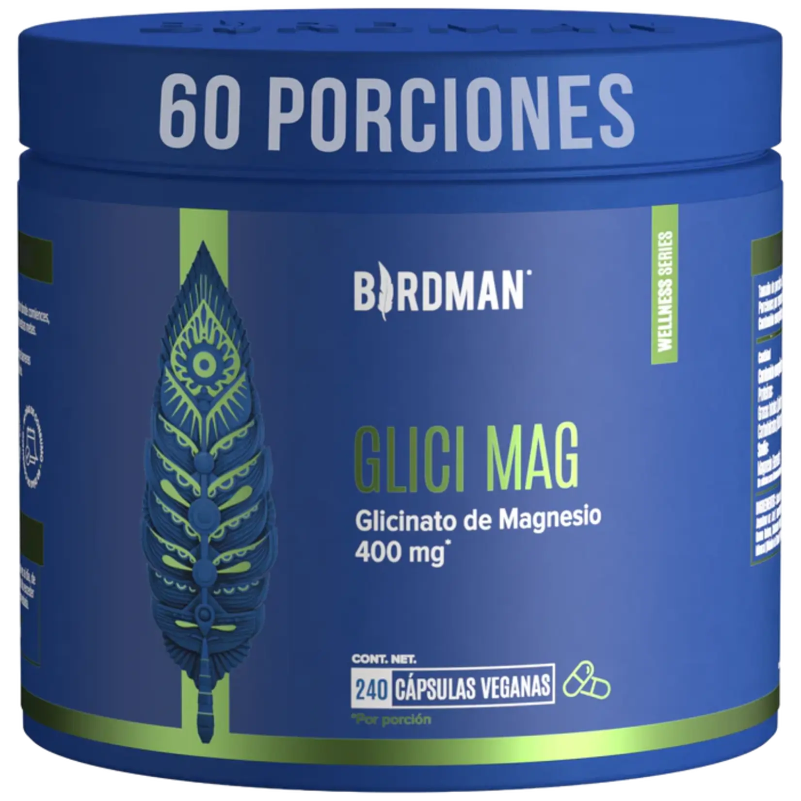 BIRDMAN GLICINATO DE MAGNESIO BIRDMAN 240CAPS