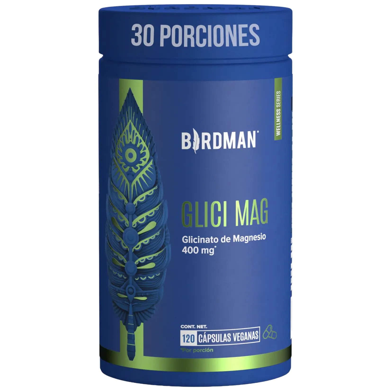 BIRDMAN GLICINATO DE MAGNESIO BIRDMAN 120CAPS
