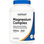 NUTRICOST MAGNESIUM COMPLEX (EXTRA STRENGHT) GLYCINATO NUTRICOST 500MG 240CAPS