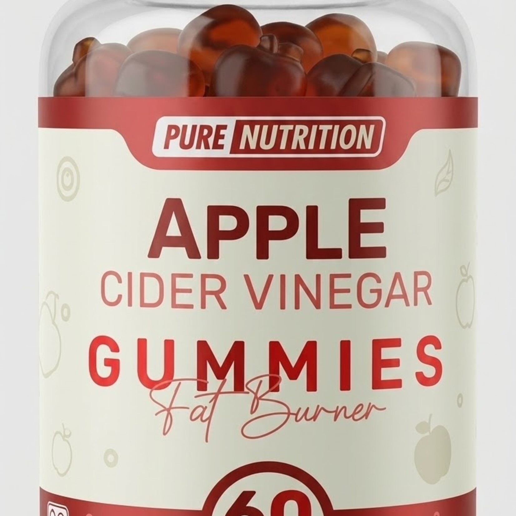 PURE NUTRITION APPLE CIDER VINEGAR GUMMIES PURE NUTRITION 60CT