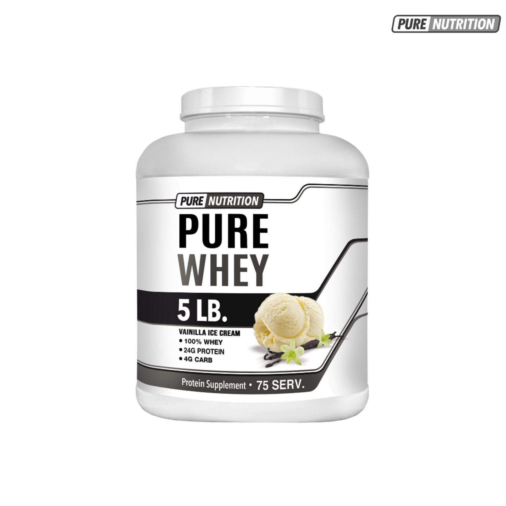 PURE NUTRITION PURE WHEY 5LB 75SV PURE NUTRITION