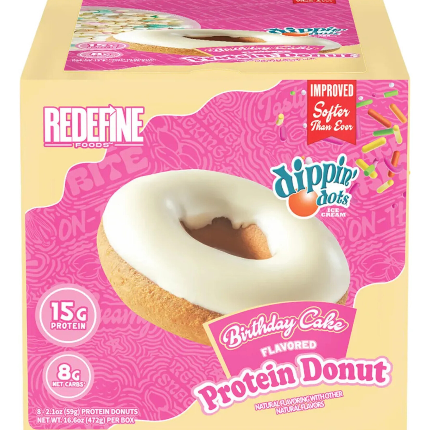 REDEFINE FOODS PROTEIN DONUT REDEFINE 8PACK