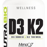 NUTRABIO VITAMINA D3 K2 NUTRABIO 60CAPS