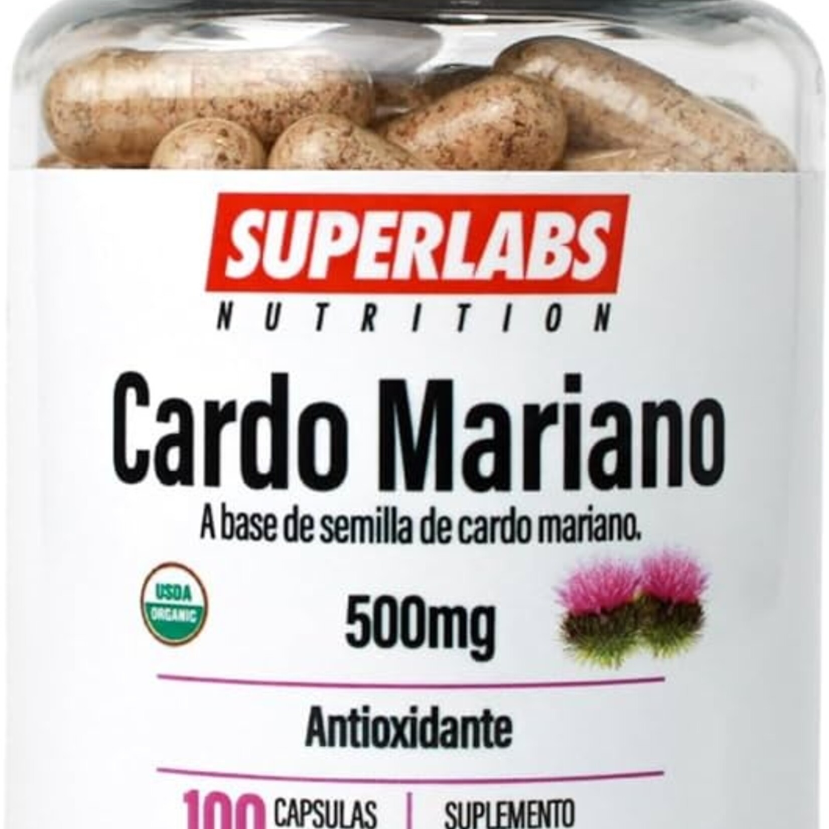 SUPERLABS CARDO MARIANO SUPERLABS 500MG 100CAPSULAS