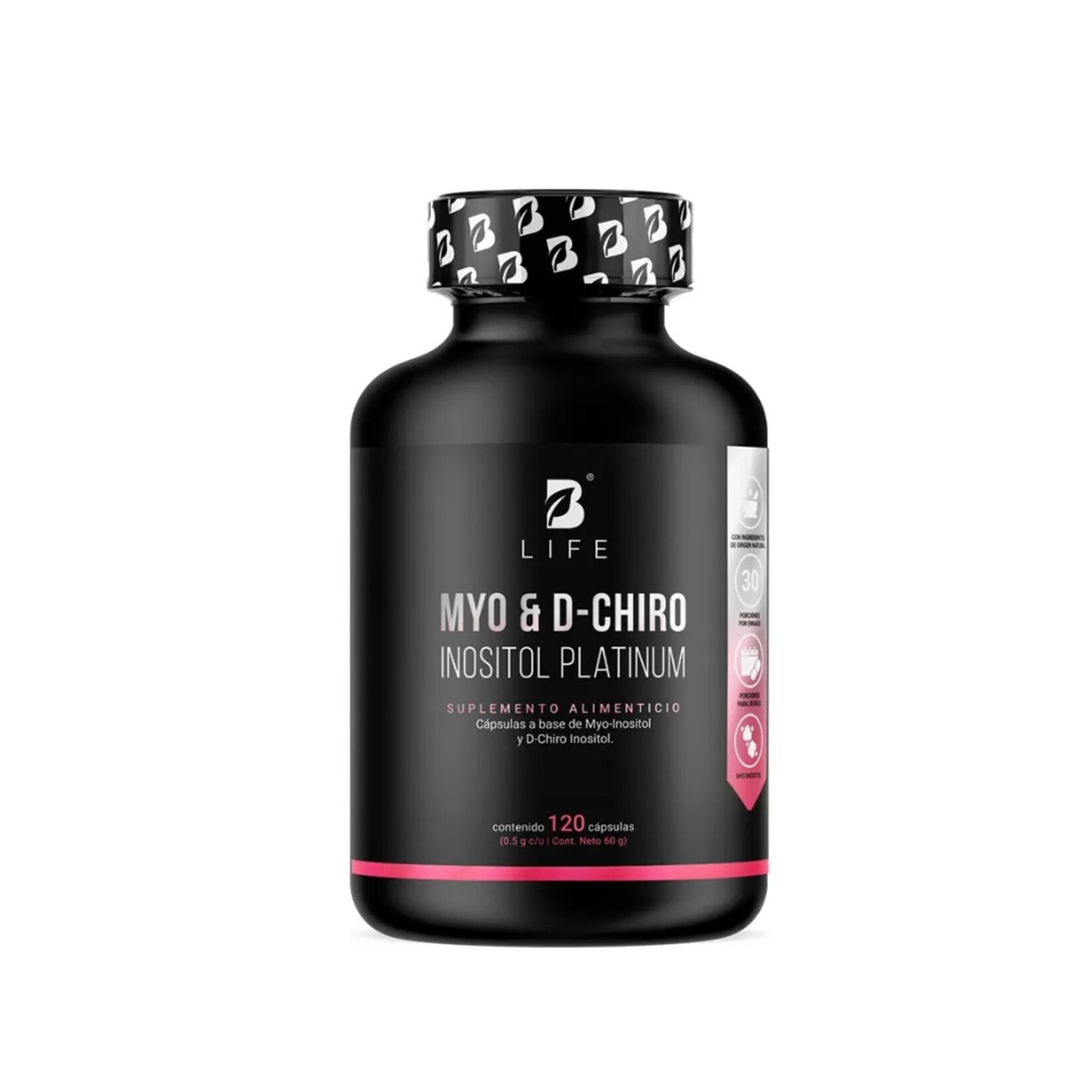 B-LIFE MYO & D-CHIRO INOSITOL PLATINUM B-LIFE 120CAPS