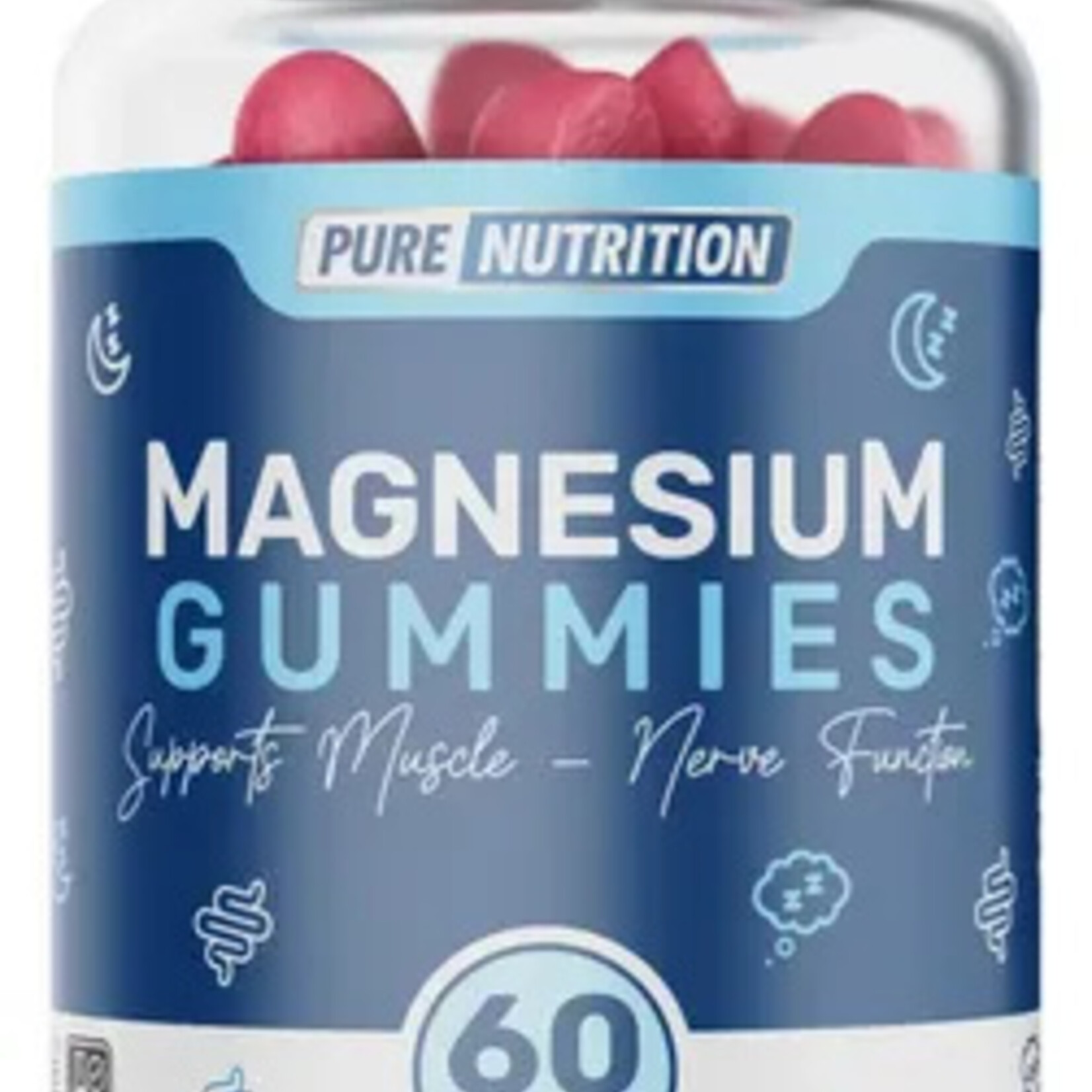 PURE NUTRITION MAGNESIUM GUMMIES PURE NUTRITION 60CT