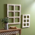 CTW Set of Two Whitewashed Window Frames