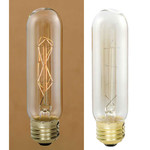CTW 40 Watt 4 Vintage Style Stick Bulb With Diamond Filament