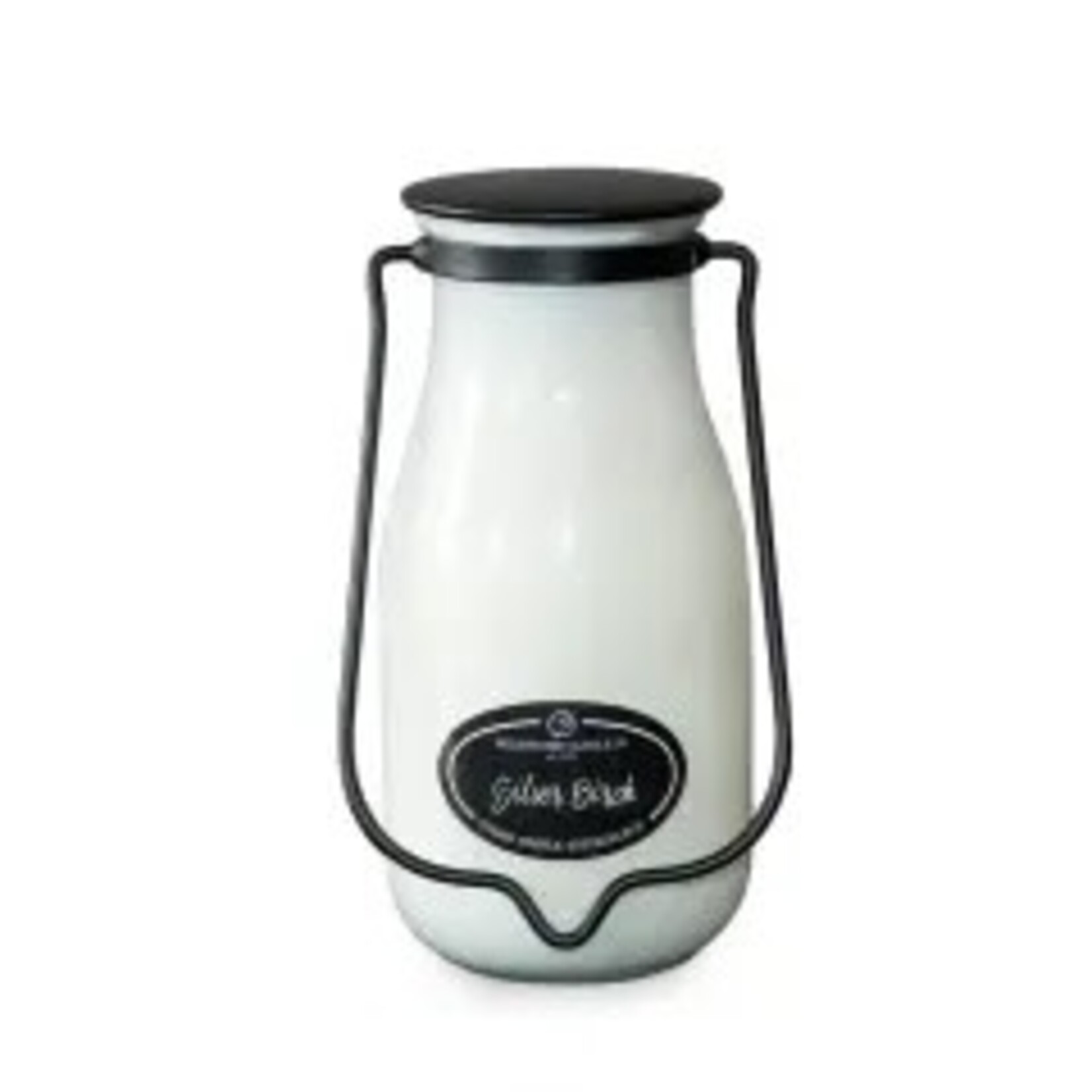 MILKHOUSE CANDLE Milkbottle: Jar Silver Birch