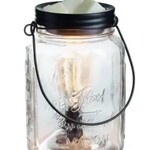 MILKHOUSE CANDLE Melter Clear Mason Jar Edison Bulb Table Top