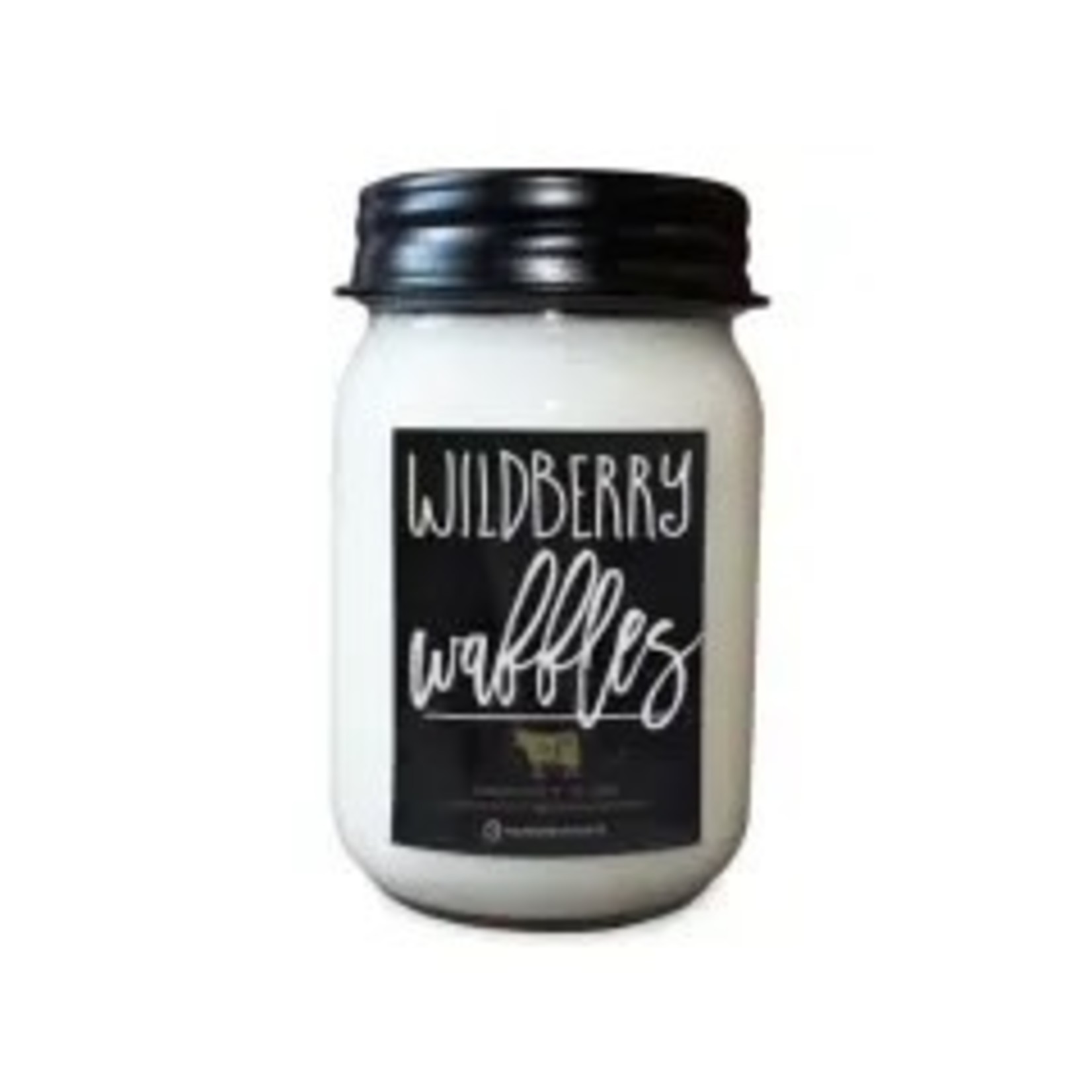 MILKHOUSE CANDLE Farmhouse Mason Jar 13 oz: Wildberry Waffles