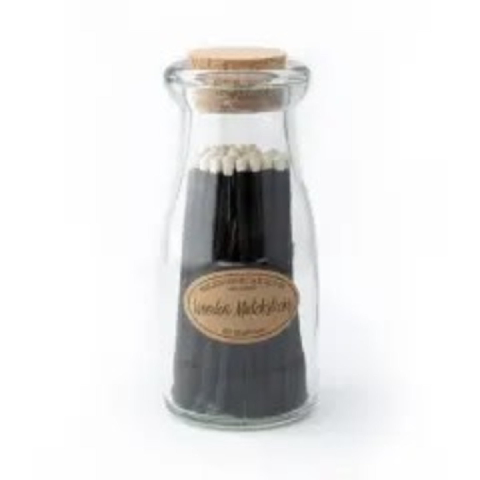MILKHOUSE CANDLE Wooden Matches in Milkbottle