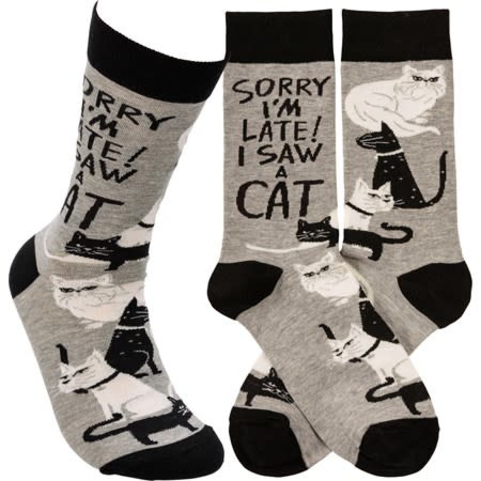 Prim By Kathy Socks - Saw A Cat