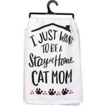 Prim By Kathy Kitchen Towel - Cat Mom
