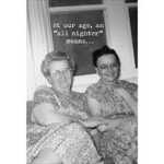 Prim By Kathy Greeting Card - All Nighter Means