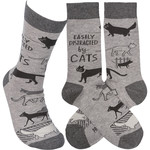 Prim By Kathy Socks - Distracted By Cats