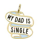 Prim By Kathy Collar Charm - Dad Is Single