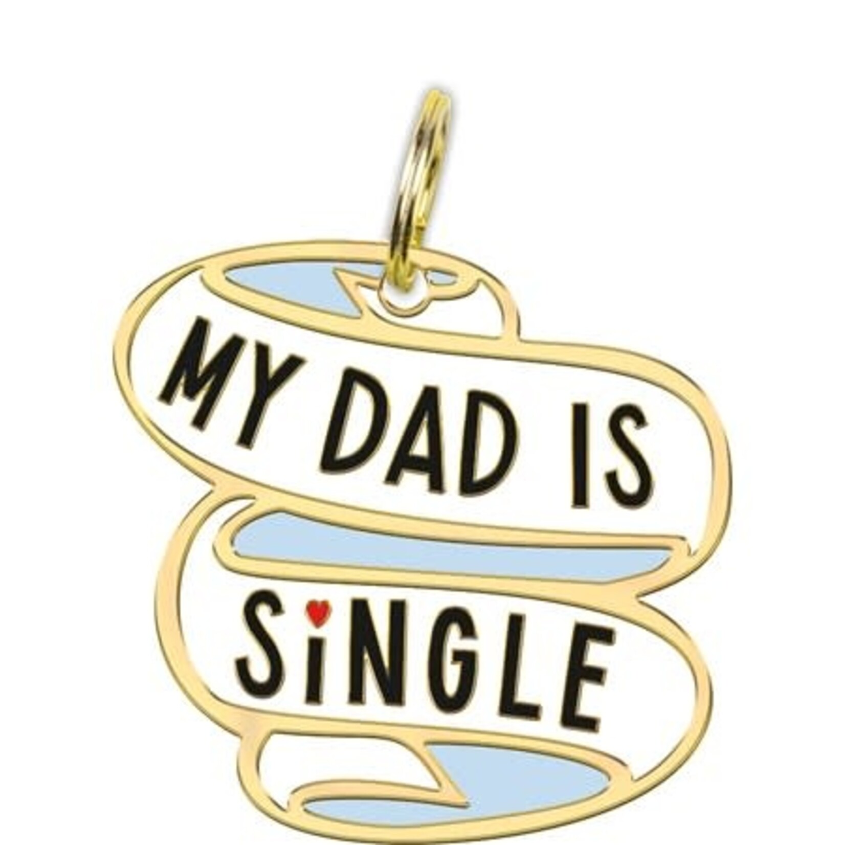 Prim By Kathy Collar Charm - Dad Is Single