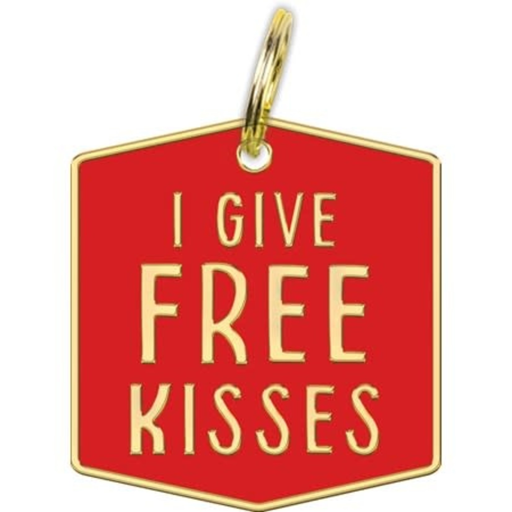Prim By Kathy Collar Charm - Free Kisses