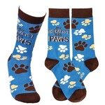 Prim By Kathy Socks - My Therapist Has Paws