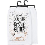 Prim By Kathy Kitchen Towel - Rescue Glitter