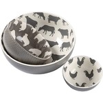 Prim By Kathy Bowl Set - Farm