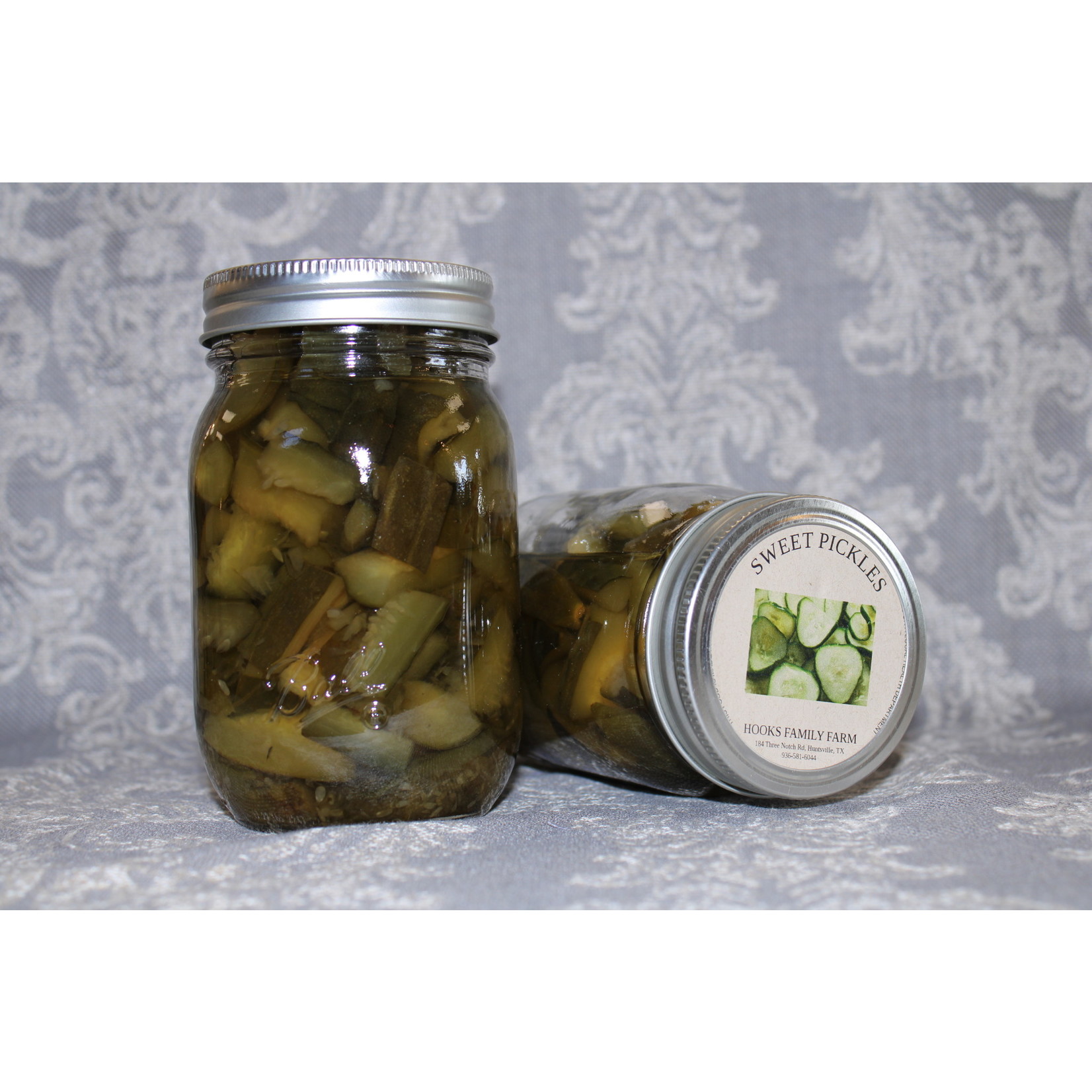 Hooks Family Farm Sweet Pickles 16oz