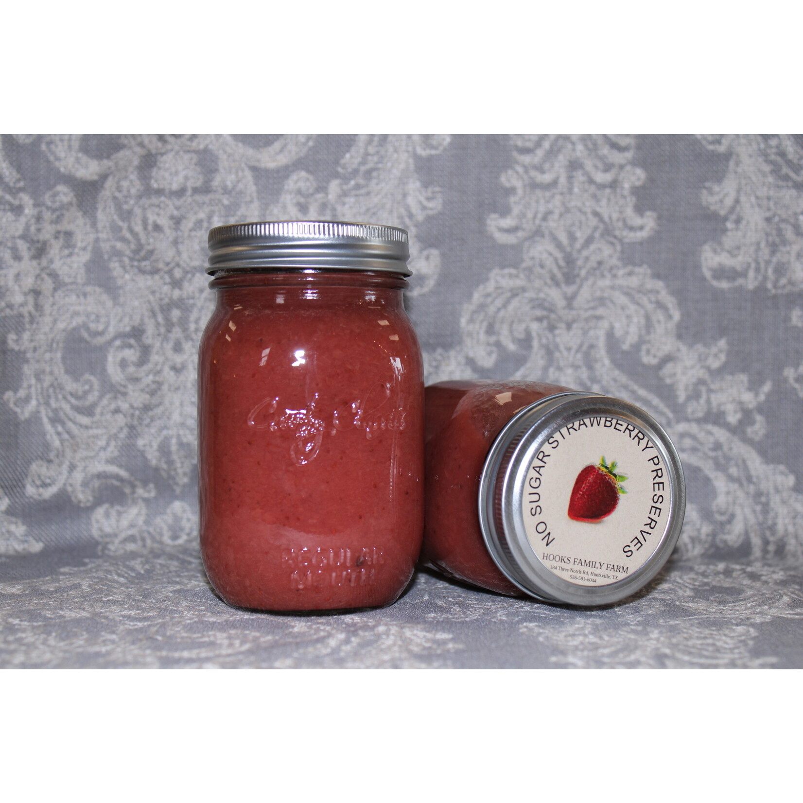 Hooks Family Farm No Sugar Strawberry Preserves 16oz