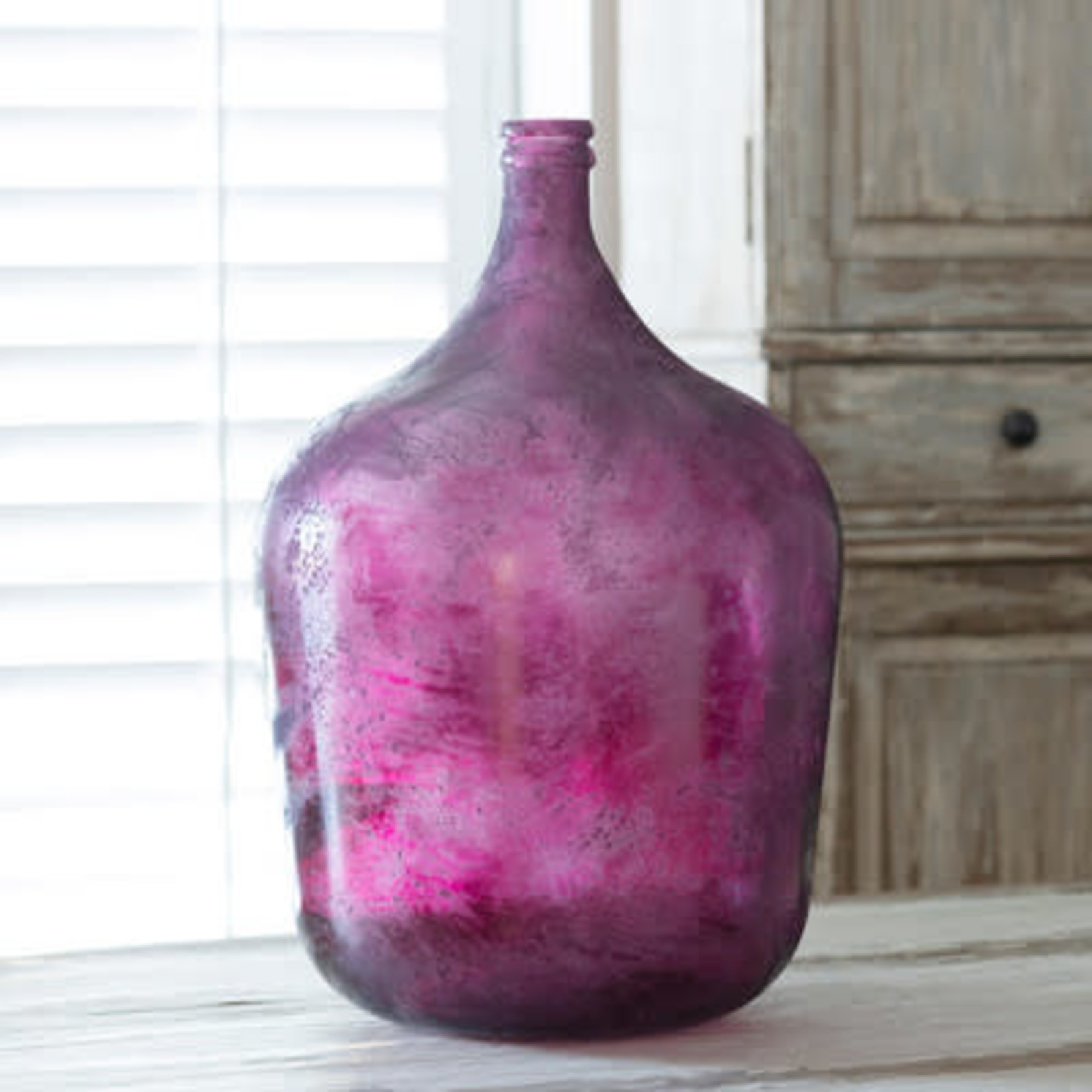 Cellar Bottle, Frosted Cranberry, Large