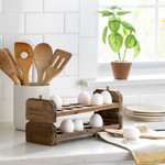 Wooden Stackable Egg Holder,