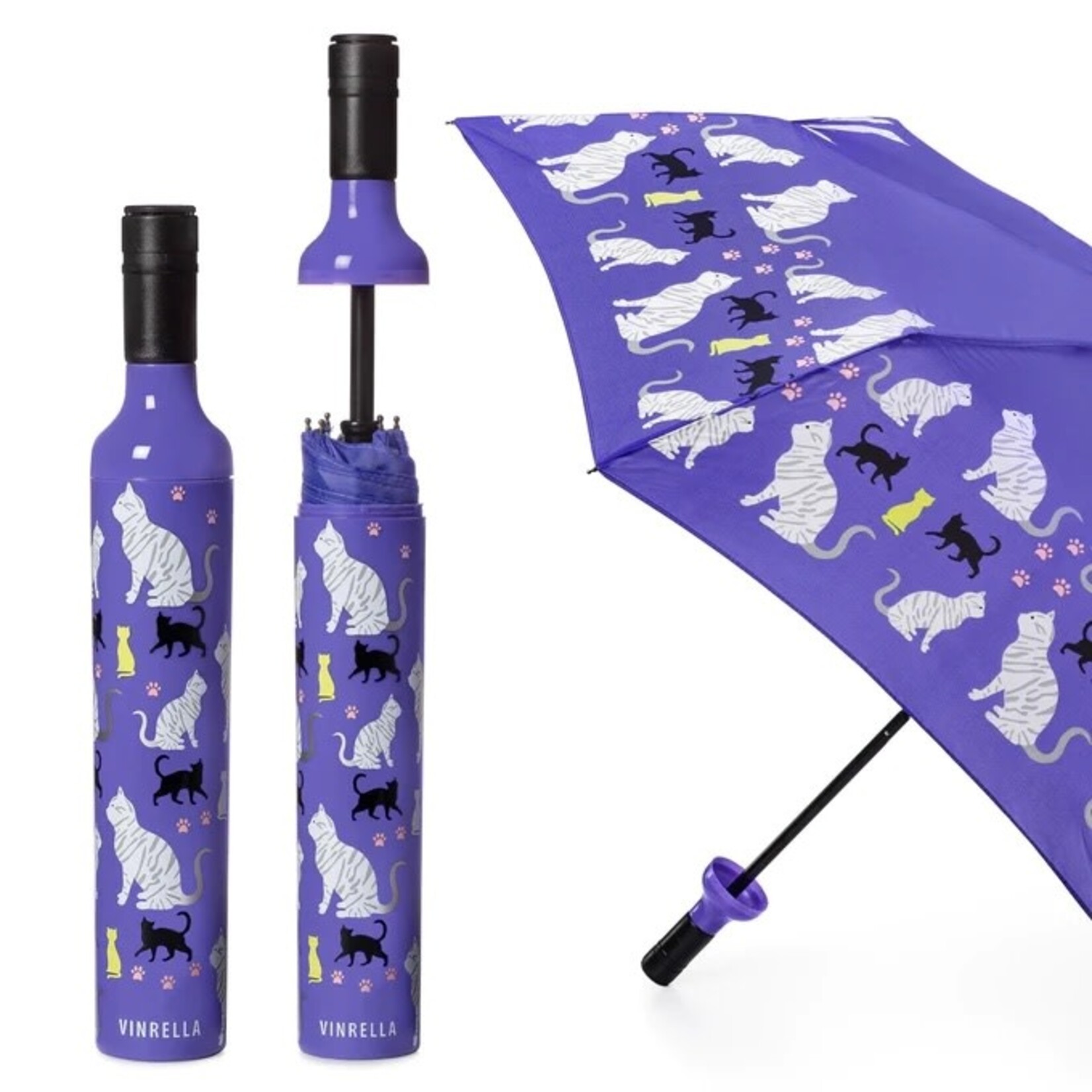 Vinrella Purrfection Bottle Umbrella