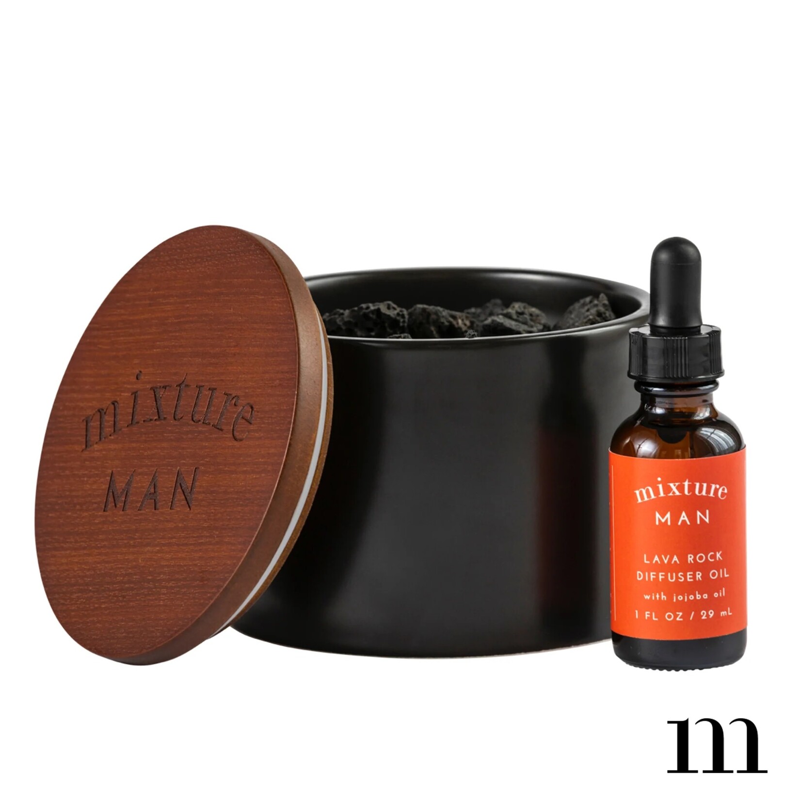 No 61 Peppercorn Mixture Man Lava  Rock Diffuser