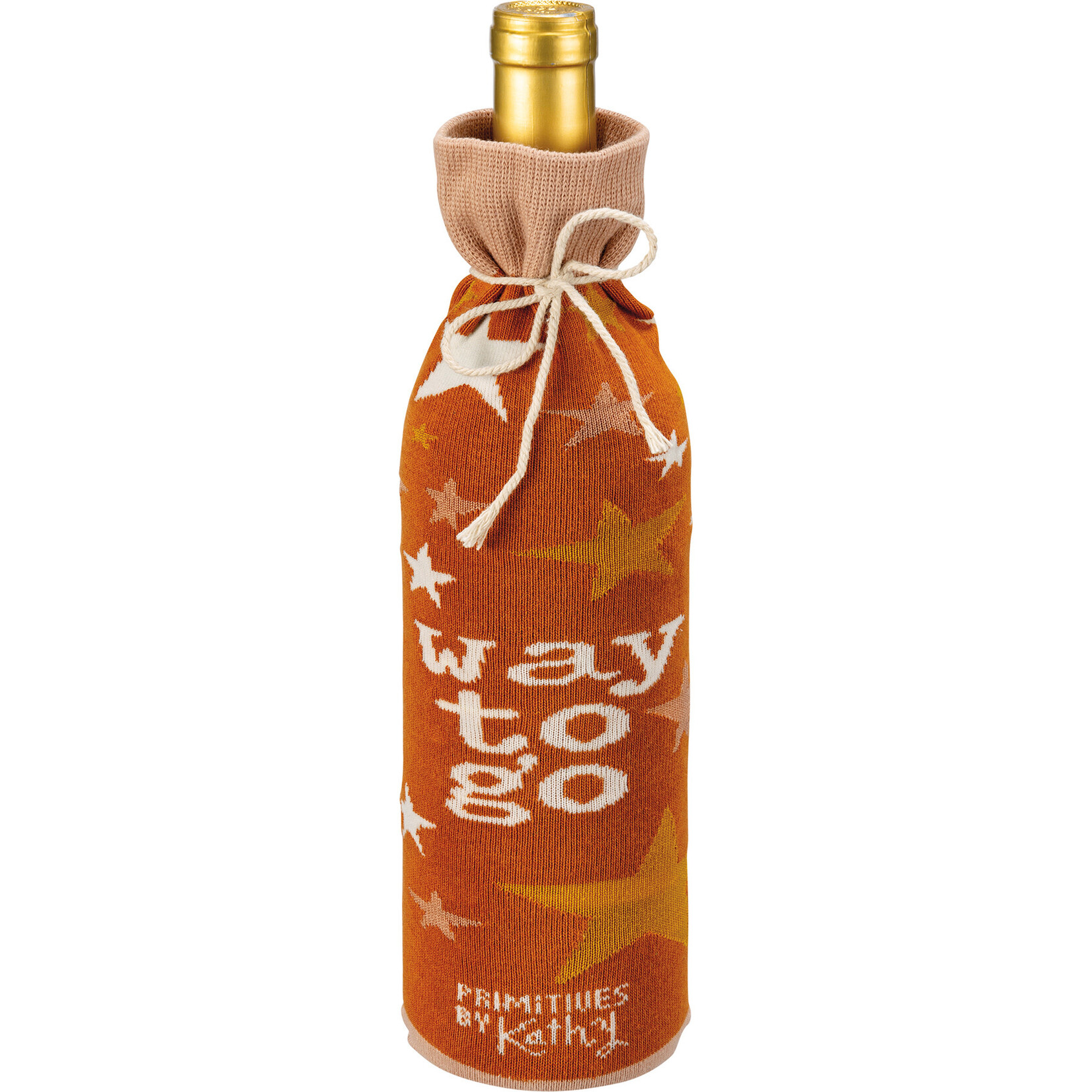 Prim By Kathy No You Didn't Way To Go Bottle Sock