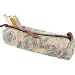 Prim By Kathy Indigo Barrel Pencil Pouch