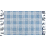 Prim By Kathy Blue Plaid Rug