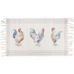 Prim By Kathy Rooster Trio Rug