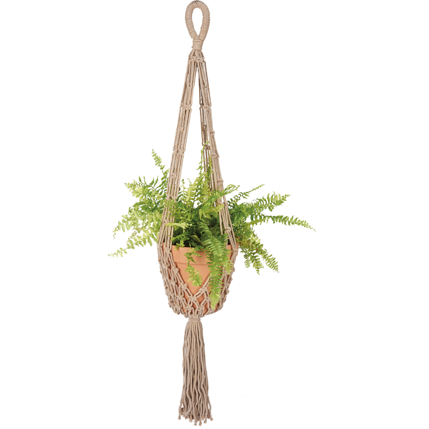 Prim By Kathy Open Fishnet Plant Hanger
