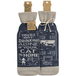 Prim By Kathy Not Drinking Alone If Cat Home Bottle Sock