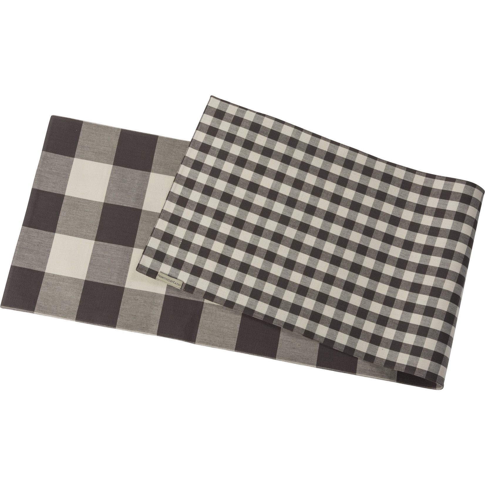 Prim By Kathy Buffalo Check Table Runner